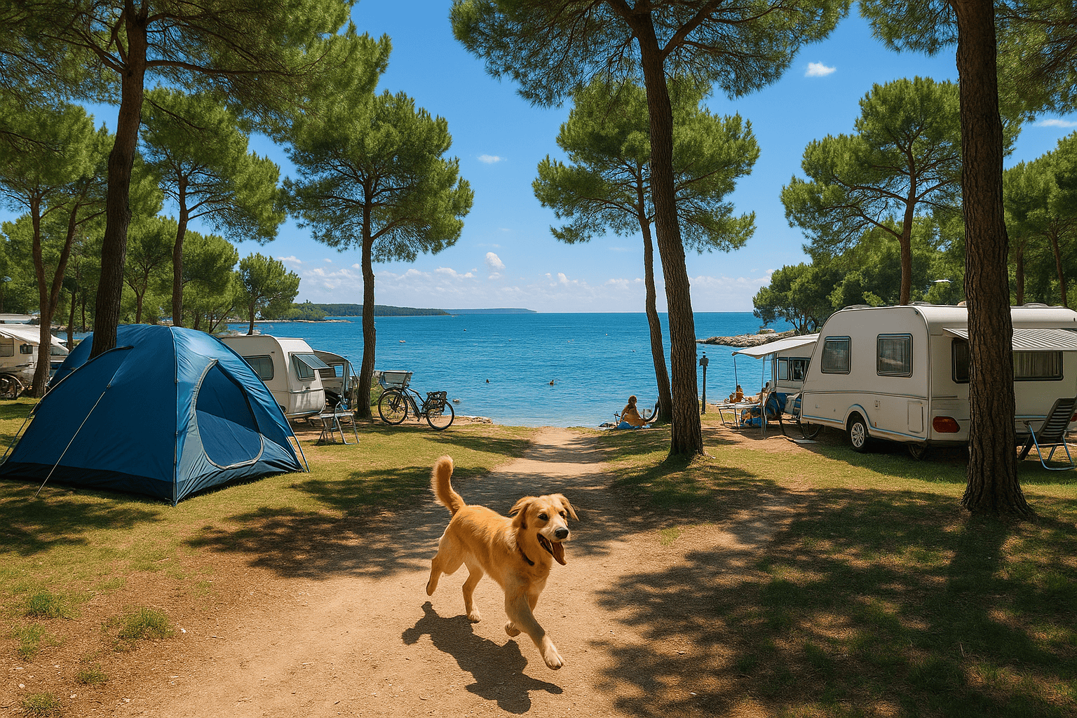 Campingplätze in Istrien mit Hund